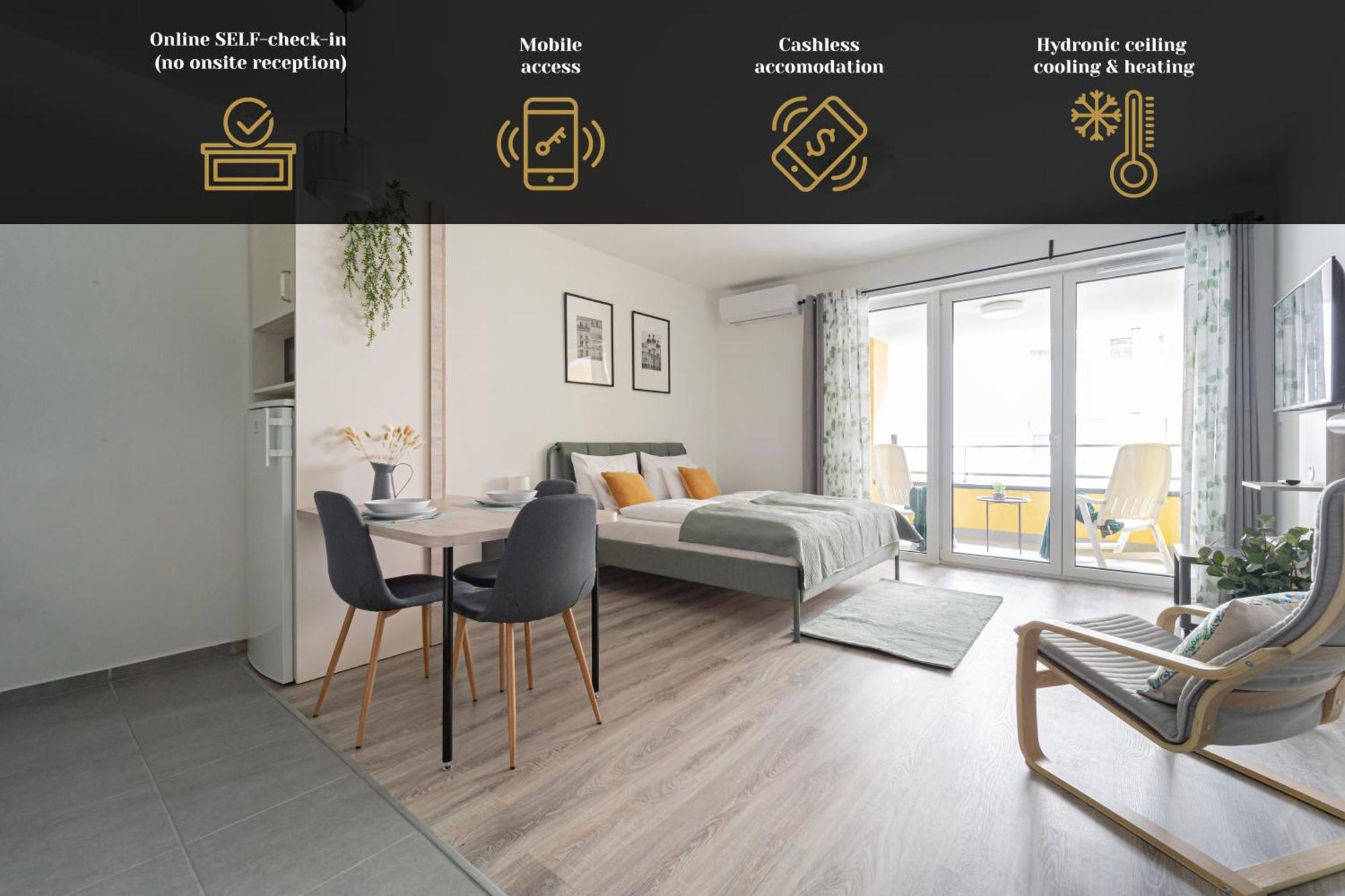 בודפשט Westside Garden Apartments By Urbanrent מראה חיצוני תמונה
